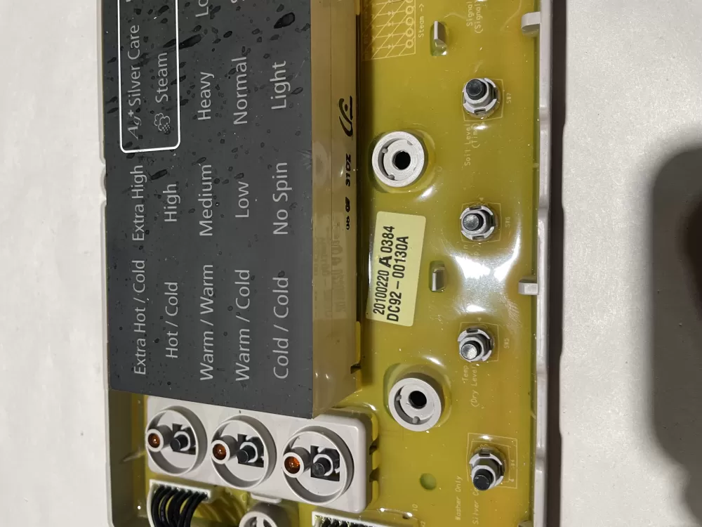 Samsung DC92-00130A DC92-00125A Washer UI Control Board AZ124302 | KMV653