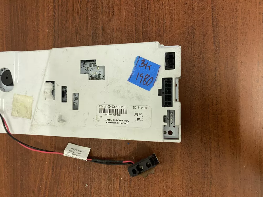 Maytag W10499292 Refrigerator Control Board Dispenser AZ58311 | BK1980