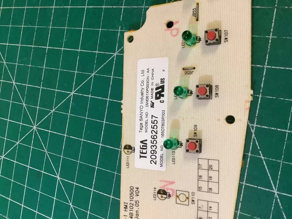 GE 165D7803P001 WD21X10378 Dishwasher Control Board AZ194806 | NR301