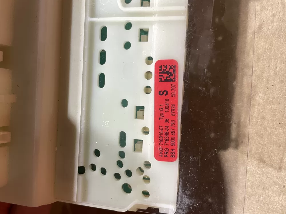 Bosch 9000-497-793 Dishwasher Control Board AZ72544 | Wm1530