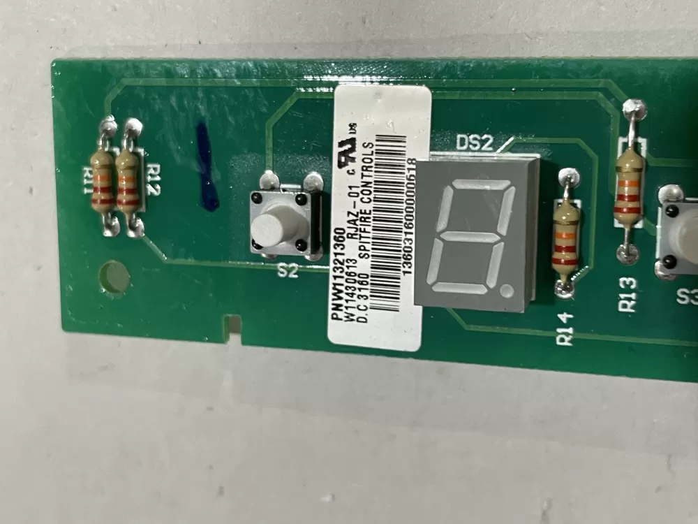 Whirlpool W11321360 Refrigerator Control Board Temp Assembly AZ186702 | Wm2682