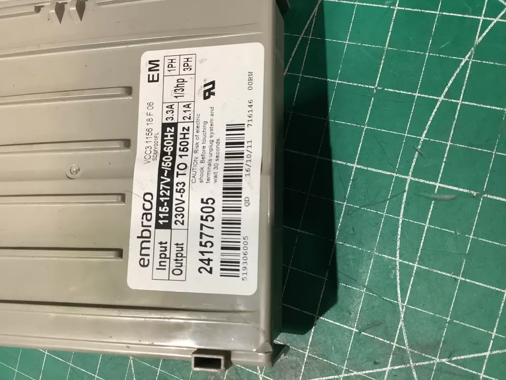 Refrigerator Inverter Board VCC3 1156 QA F 06 241577505 AZ196724 | AR1303