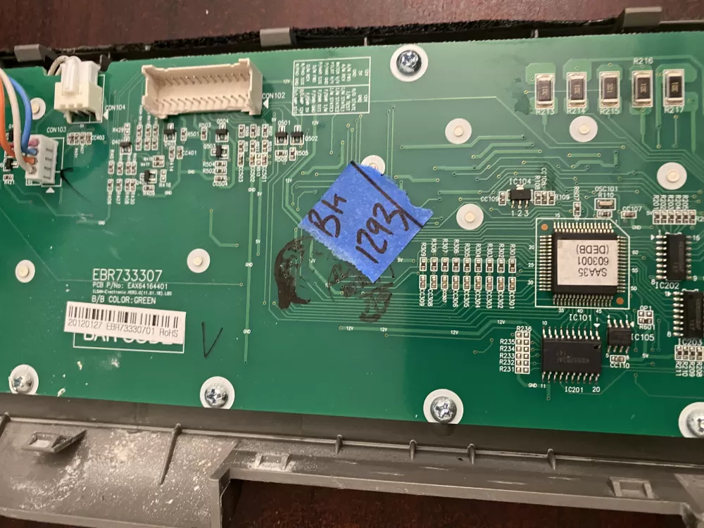 Kenmore LG EBR73330701 Refrigerator Control Board AZ90812 | BK1293