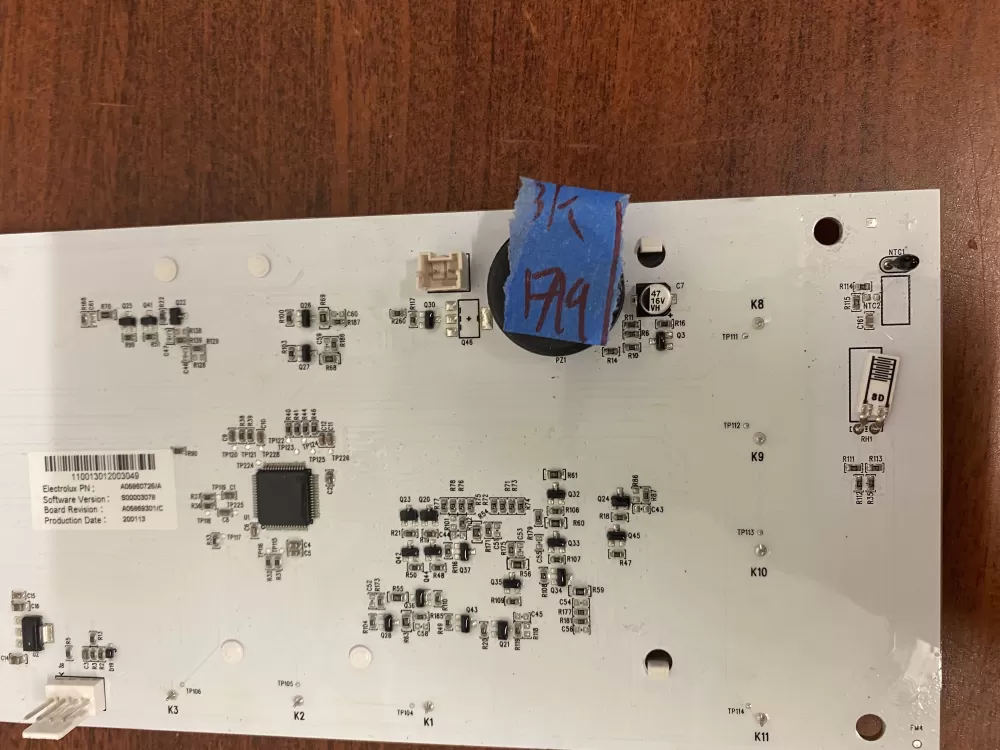 Frigidaire A05860726/A Refrigerator Control Board Display AZ41334 | BK1719