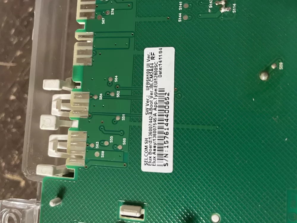 Frigidaire Electrolux 136007442 Dryer Control Board UI Panel AZ56666 | Wmv489