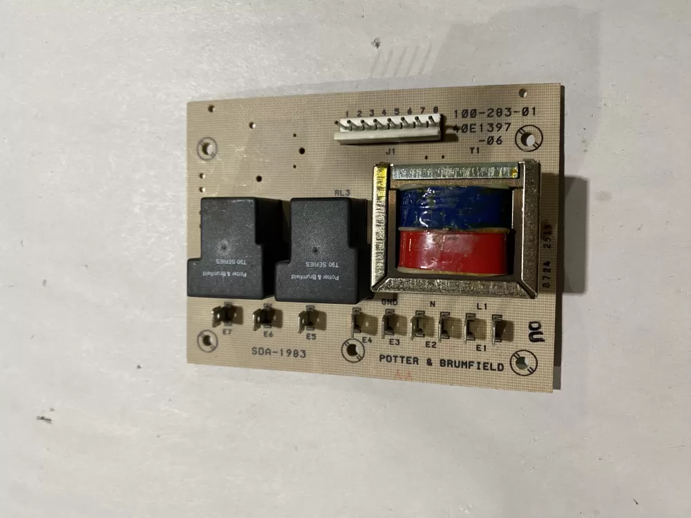 Potter & Brumfield 100-283-01  40E1397 Range Circuit Board with Relay