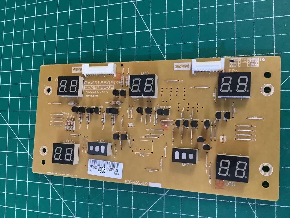 LG EBR64624906 Range Control Board AZ196378 | NR305