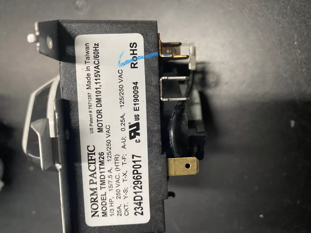 Kenmore  General Electric WE4M521 WE04X22654 PS11721520 234D1296P017 Dryer Timer