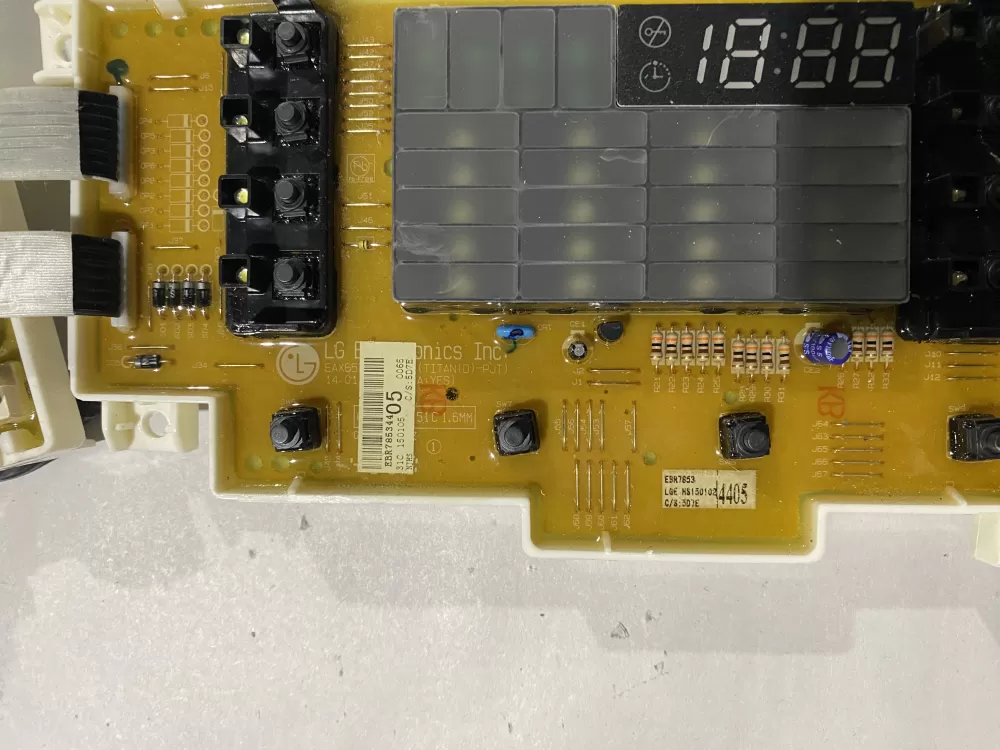 LG EBR78534405 Washer Control Board Interface AZ140950 | BKV747