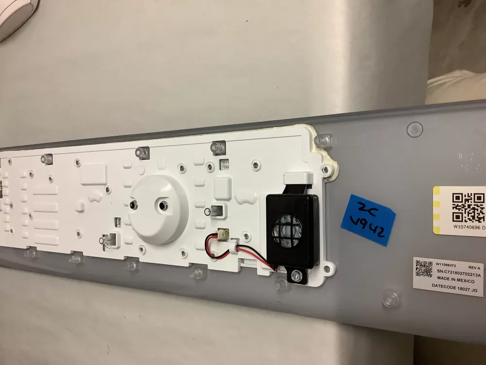 Whirlpool W11098472   W11158457 Dryer Control Board Panel