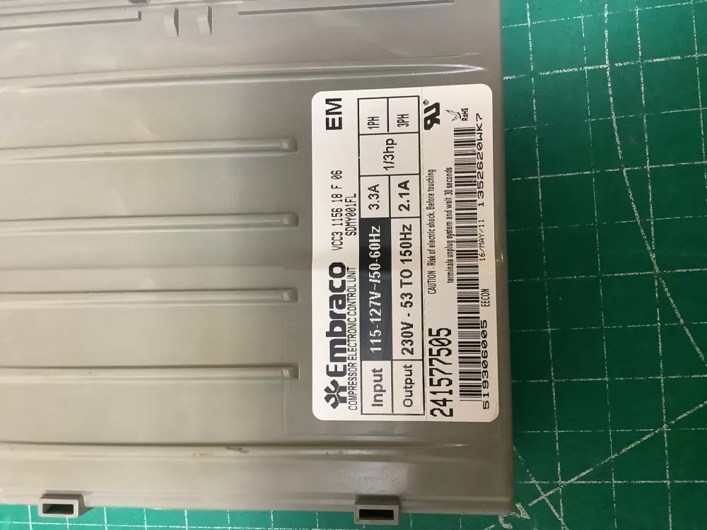 Refrigerator Inverter Board VCC3 1156 QA F 06 241577505 AZ227063 | AR1239