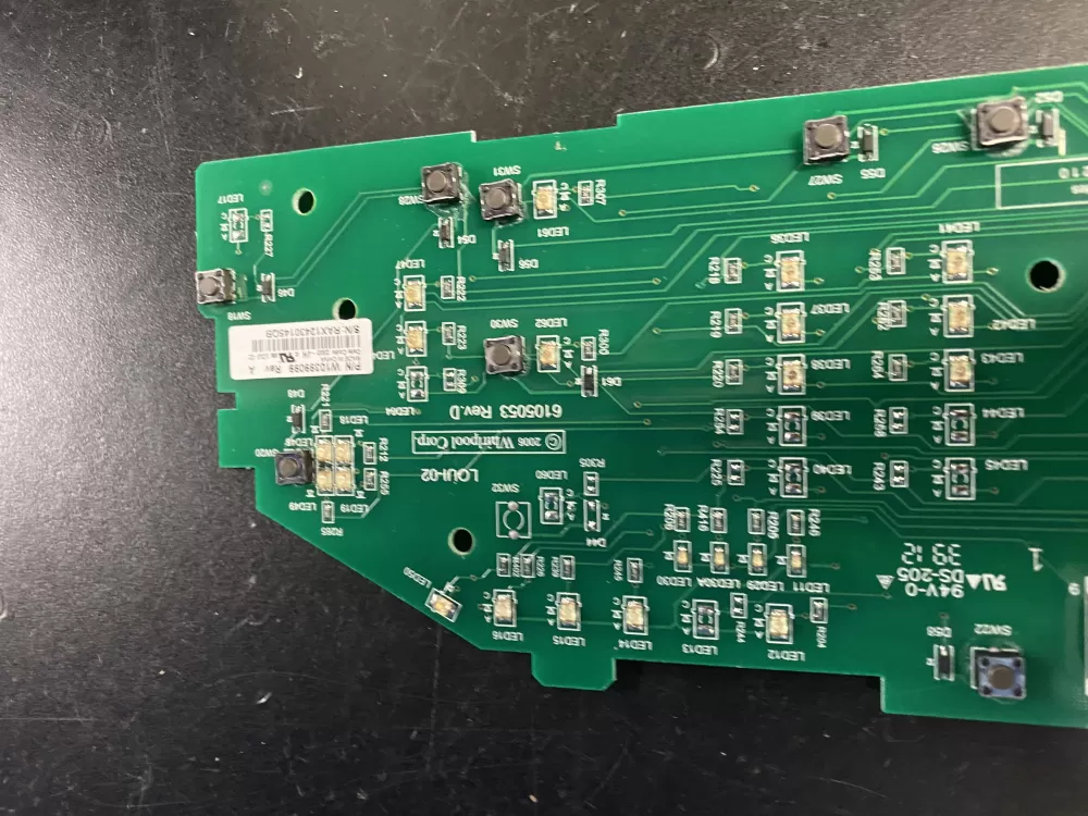Whirlpool W10399099 Washer Control Board AZ13371 | BK1559