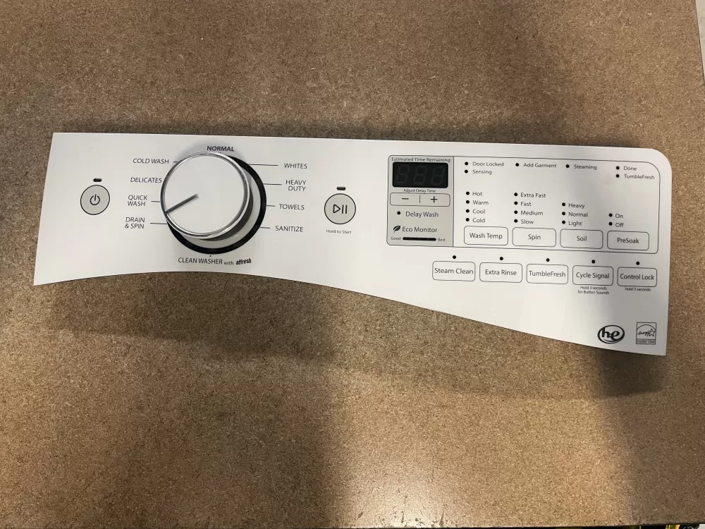 Whirlpool W10433085 W10750477 WPW10750477 PS11757369 Washer Control Board Interface Panel