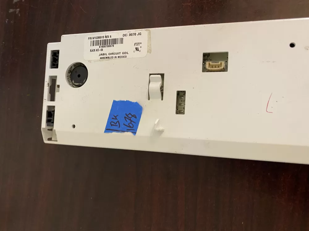 Whirlpool W10286916 Refrigerator Dispenser Control Board AZ32090 | BK1678