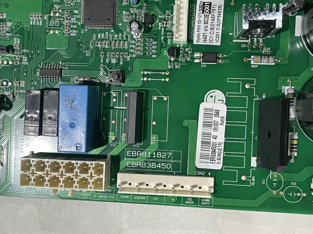 LG EBR83845001 AP6319396 Refrigerator Main Control Board AZ150667 | KMV775