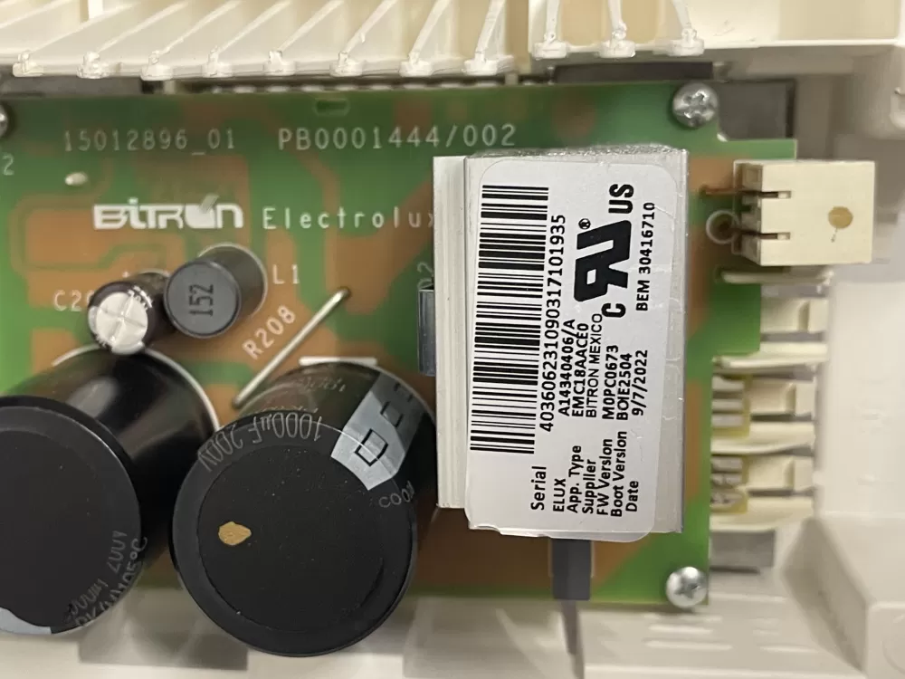 Electrolux A14340406/A Washer Control Board AZ208524 | KM1154