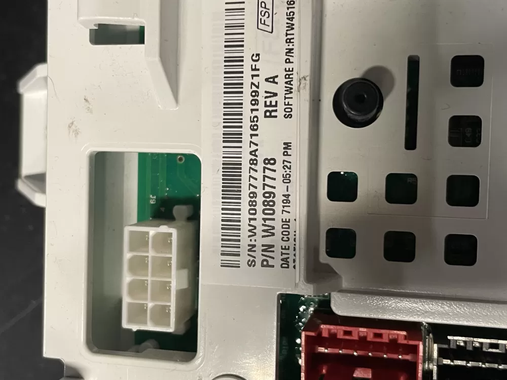 Whirlpool Roper W10868065 W10897778 Washer Control Board AZ7742 | WM1037