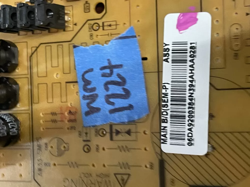 Samsung DA92 00384N Refrigerator Control Board AZ93724 | Wm1224