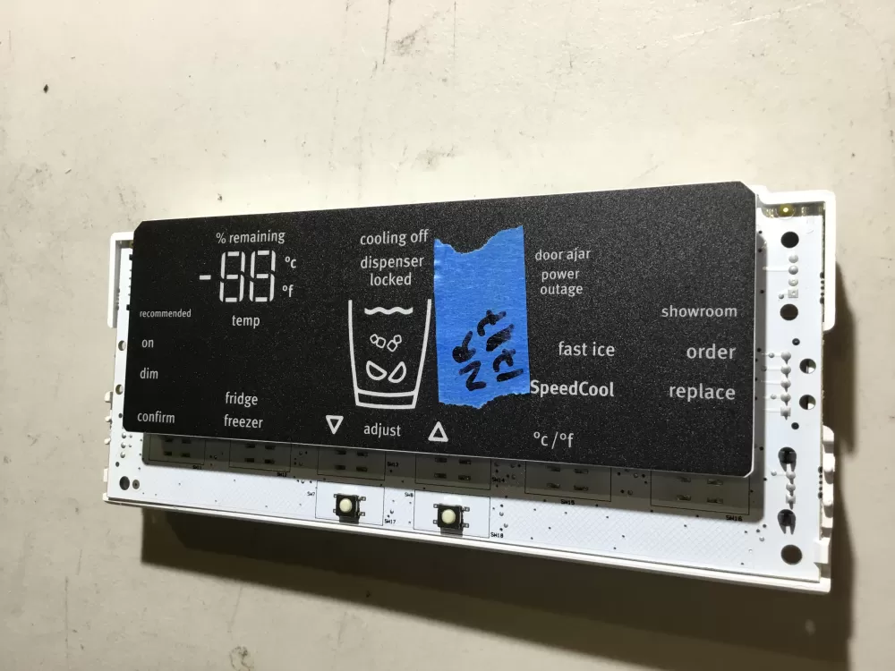 Maytag W10499292 Refrigerator Control Board Dispenser AZ41092 | NR1717