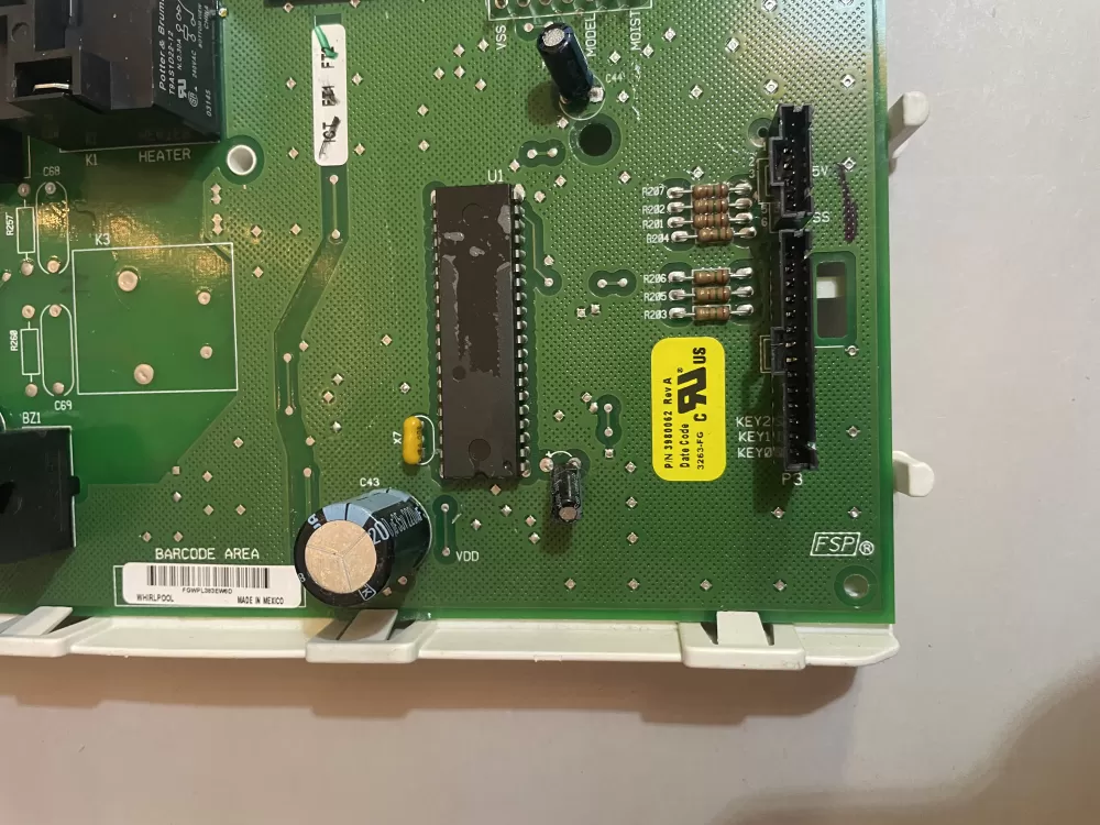 Whirlpool WP8546219 Dryer Control Board AZ191290 | KM2630