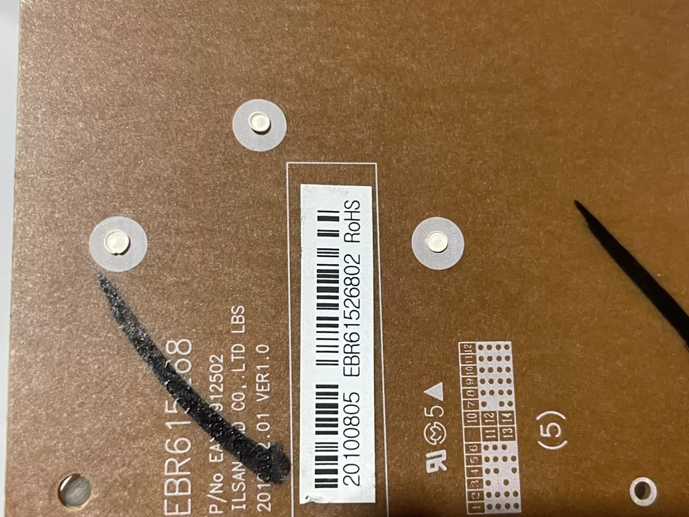 LG EBR61526802 Control Board Pcb Assembly Display AZ188749 | Wm1526