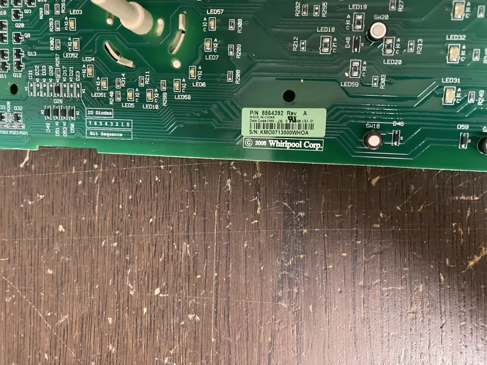 Kenmore  Whirlpool WP8564392  AP6013327  8564392  4438600  8564392R  PS11746553 Washer Control Board