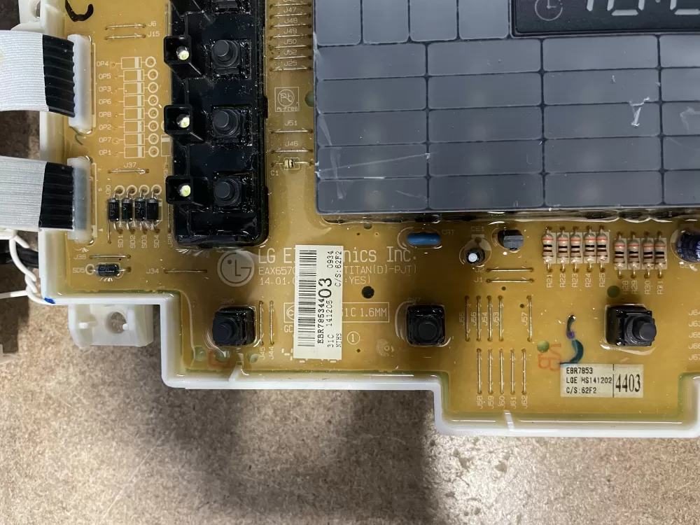 LG EBR78534403 Washer Control Board AZ24497 | KMV277