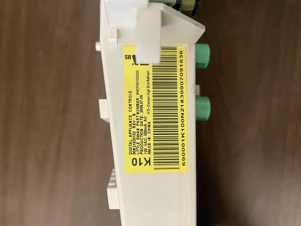 GE WH12X10355 00N21830102 WMCK0501000000 Washer Control Board AZ101187 | KMV137