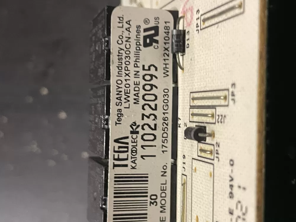 GE 175D5261G030 EBX1129P004 WH12X10481 Washer Control Board AZ29517 | WM308