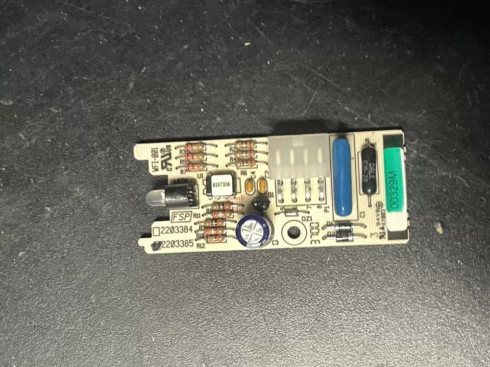 Whirlpool  KitchenAid  Kenmore 2203384  AP3131674  2200098  455886  AH330676  EA330676  PS330676 Refrigerator Filter Indicator Control Board