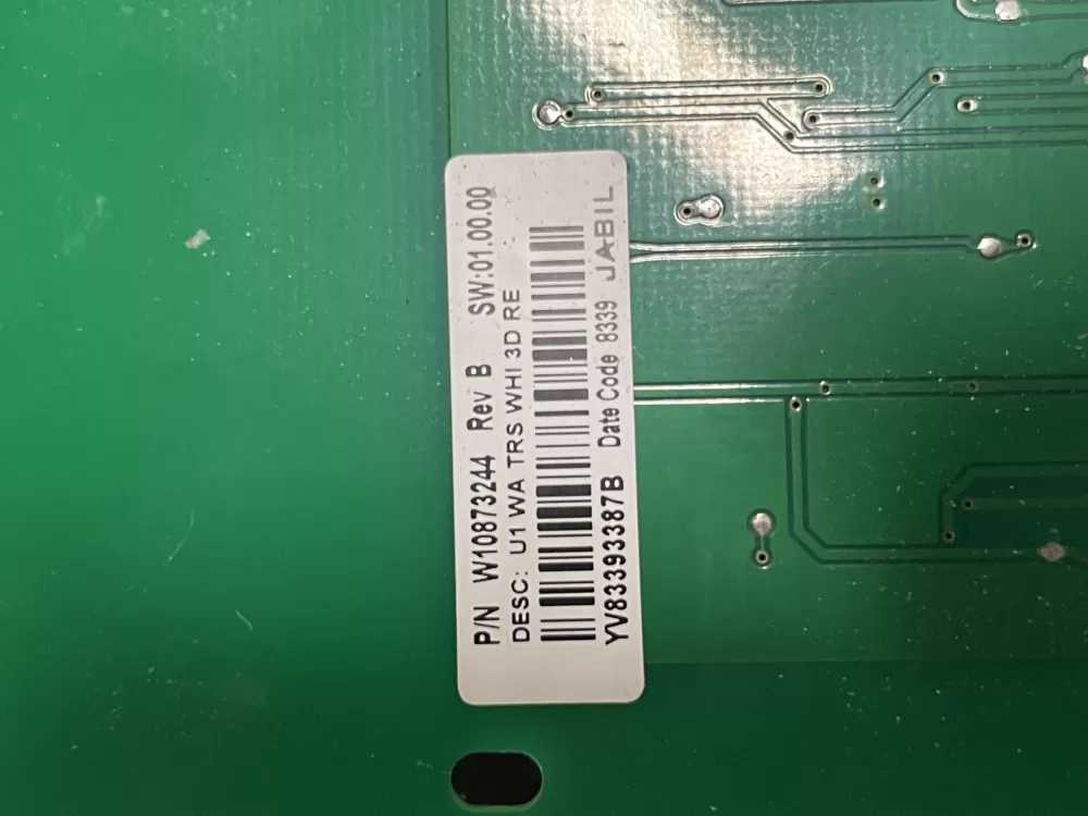 Whirlpool W10873244 Washer Control Panel AZ12449 | 642