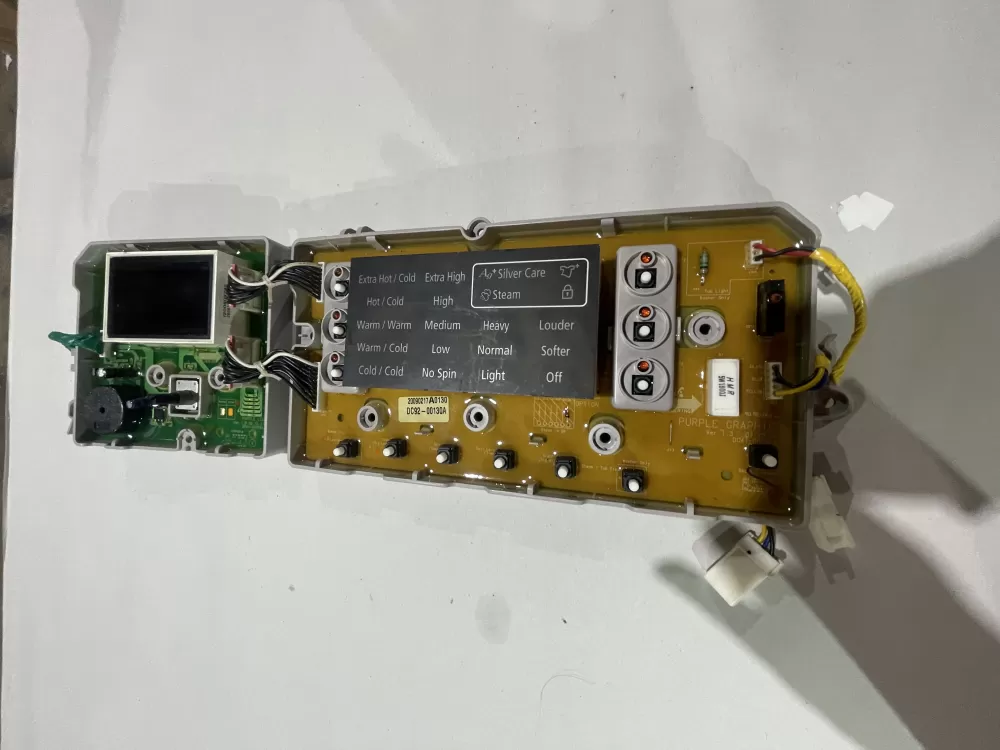 Samsung DC92-00130A  DC92-00125A Washer UI Control Board