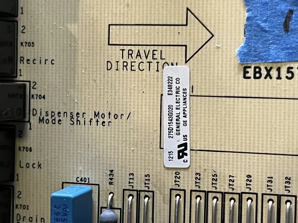 GE WH12X26034 PD00036695 275D1543G020 Washer Control Board AZ42303 | 1730