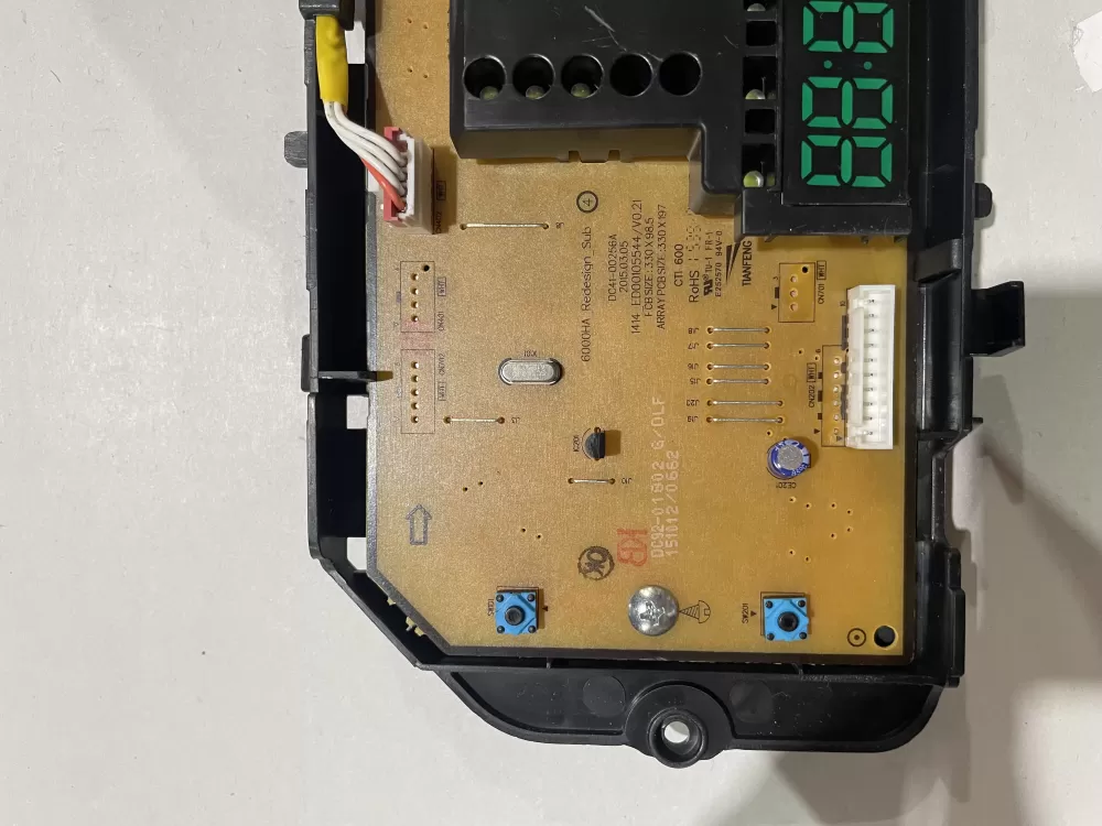 Samsung DC92 01802G Washer Control Board AZ186118 | KMV434