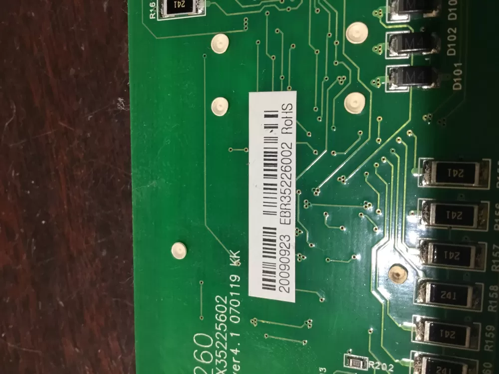 LG EBR35226002 Refrigerator Dispenser Display Control Board AZ71451 | NR6