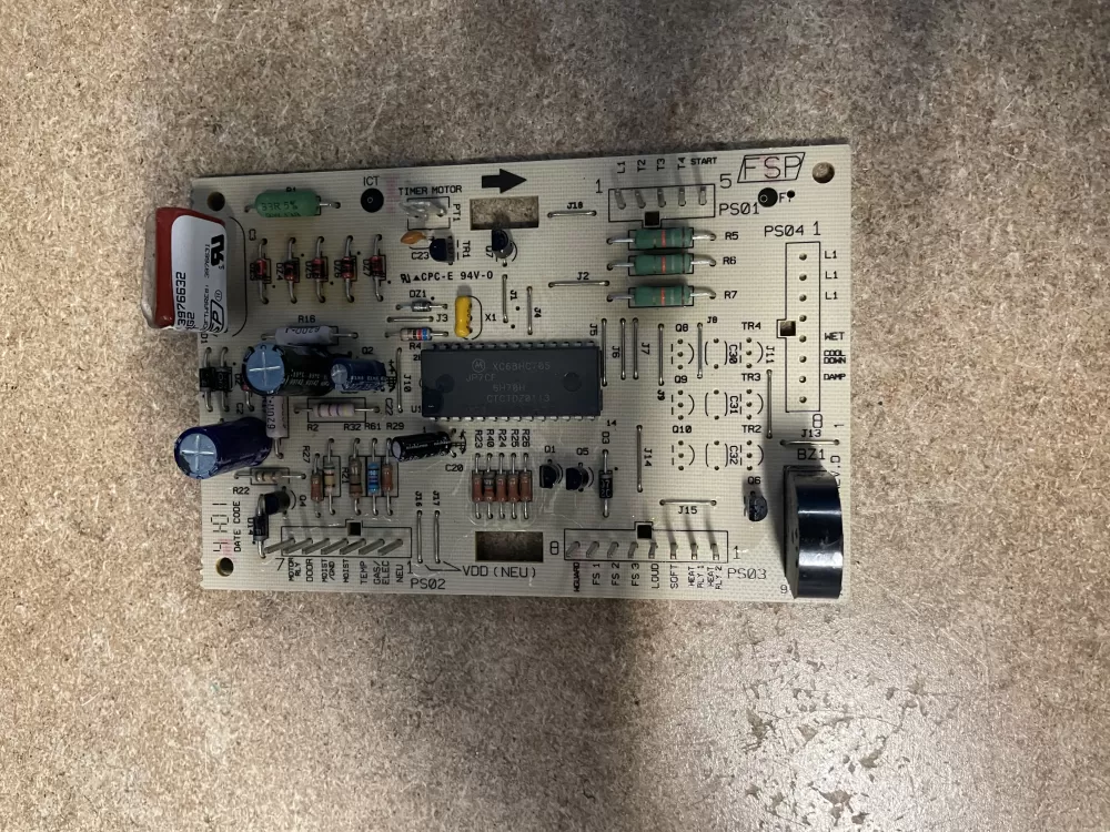 Whirlpool  Kenmore WPW10116565 3976594 3976617 3976617R 3976632 3978922 3978949 3978954 3978954R 8545904 8546229 8546229R Dryer Control Board