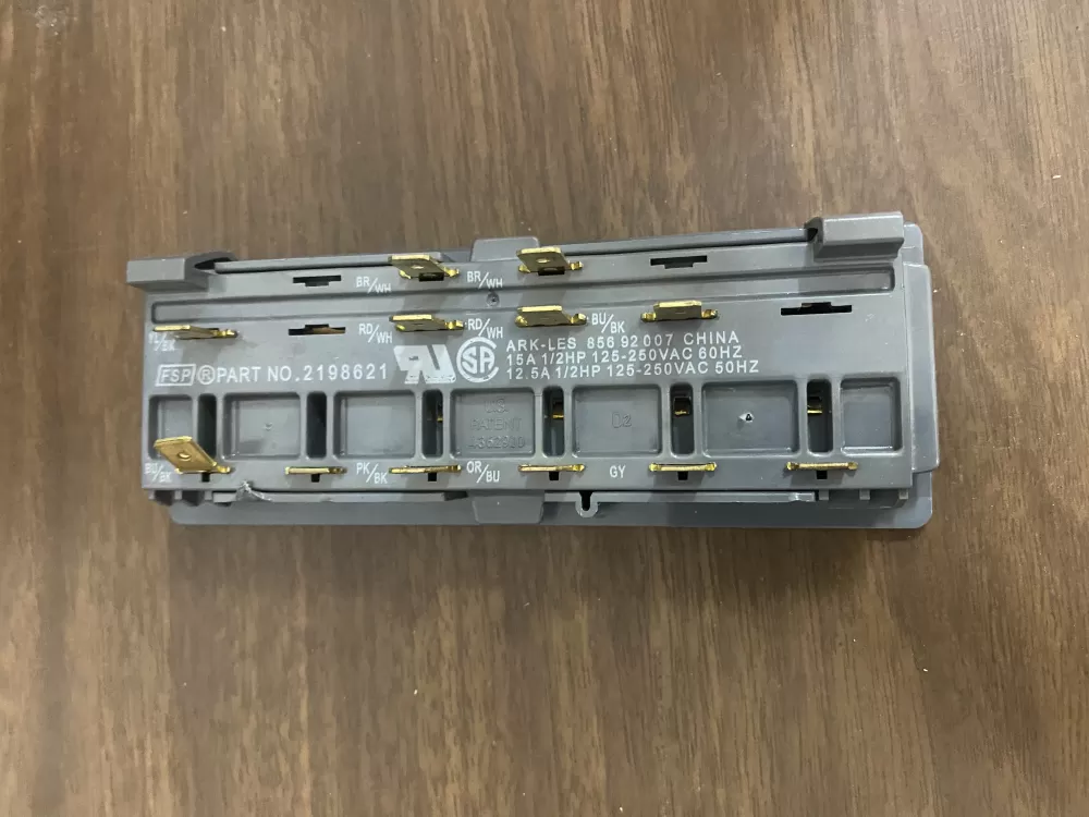 Whirlpool Maytag 2198621 Refrigerator Control Board Dispenser AZ39914 | BK970