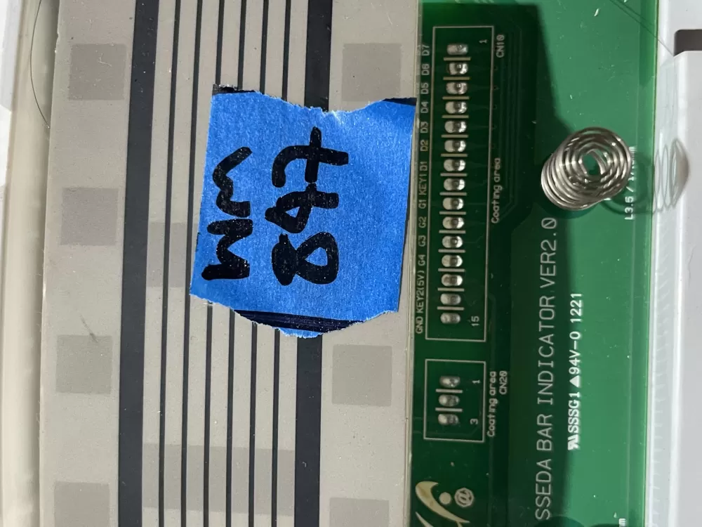 Samsung Refrigerator Touch Control Panel 94V-01221 AZ189310 | Wm847