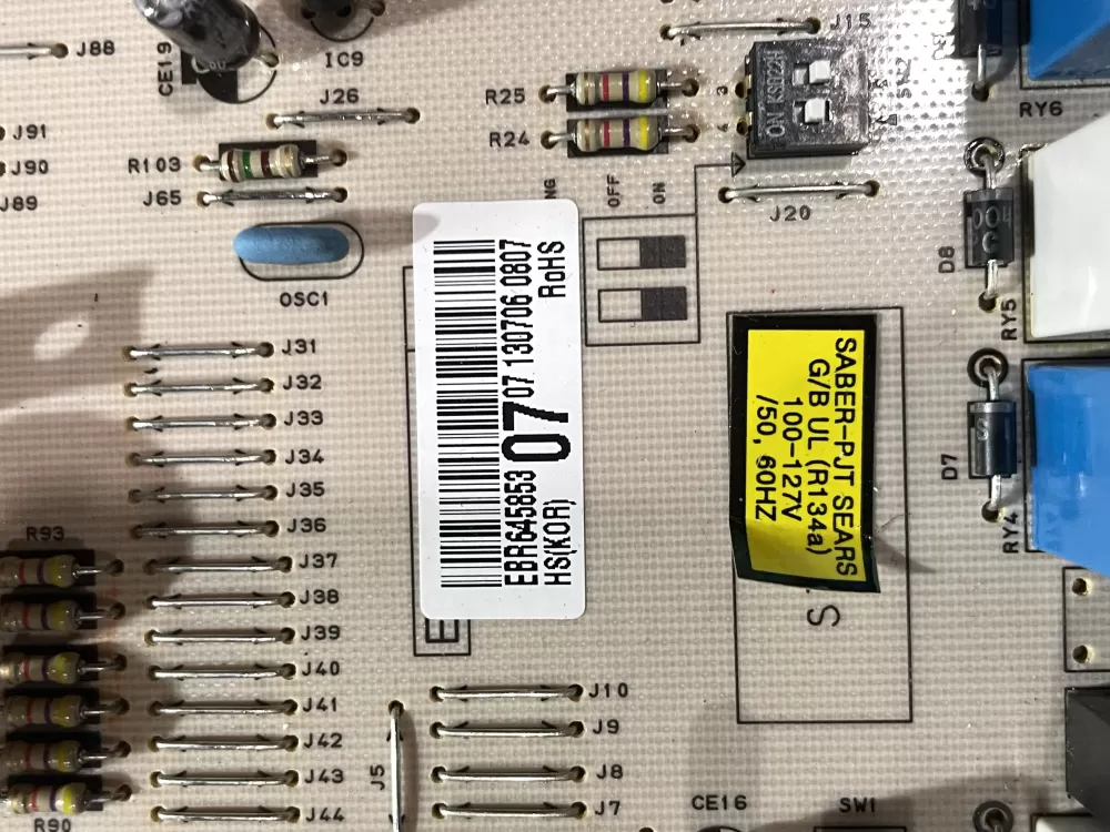 LG Kenmore EBR64585302 EBR64585307 Refrigerator Control Board AZ201669 | Wm2392