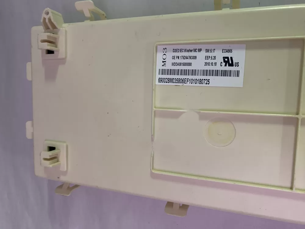 GE 175D6476G009 Washer Control Board AZ197259 | BKV893