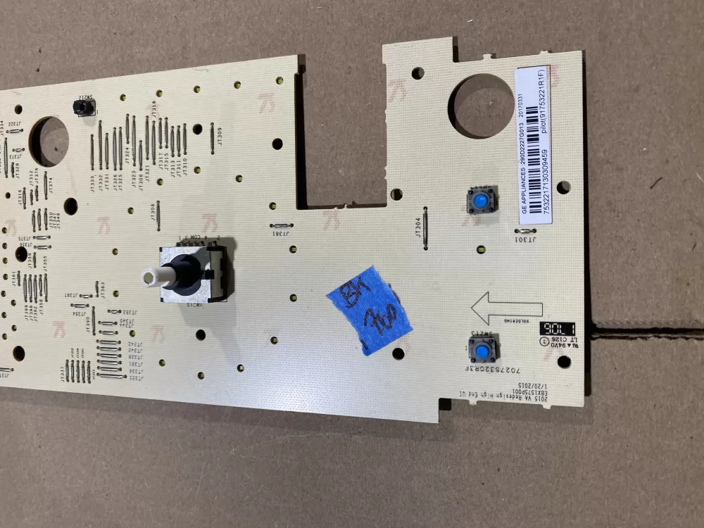 GE 290D2227G013 Washer Control Board Pcb Assembly AZ88271 | BK760