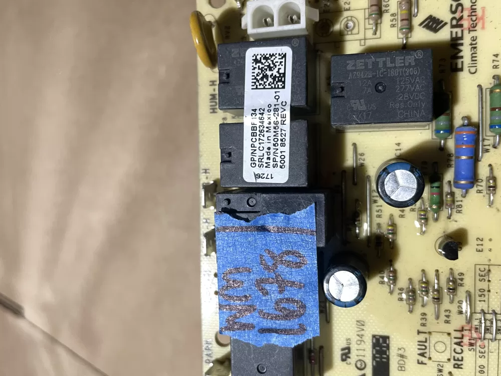 Emerson 172634642 Furnace Control Circuit Board AZ73803 | Wm1678
