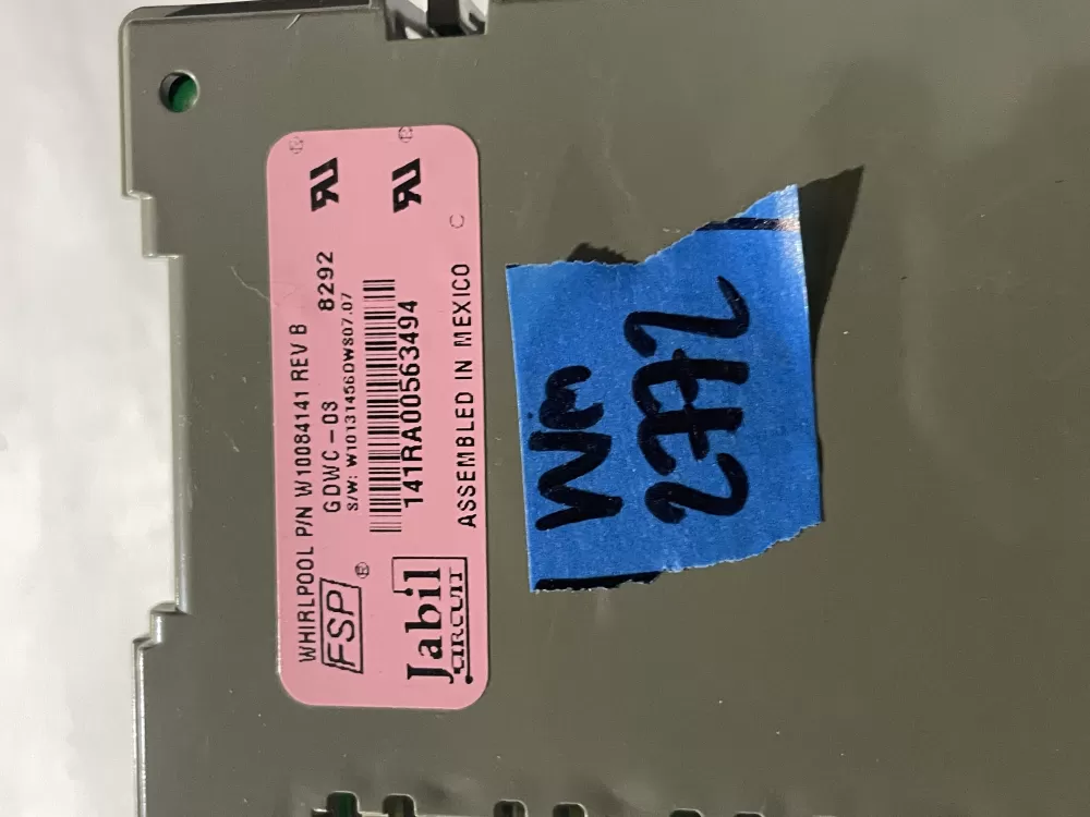 Kenmore KitchenAid W10084141 Dishwasher Control Board AZ198892 | Wm2772