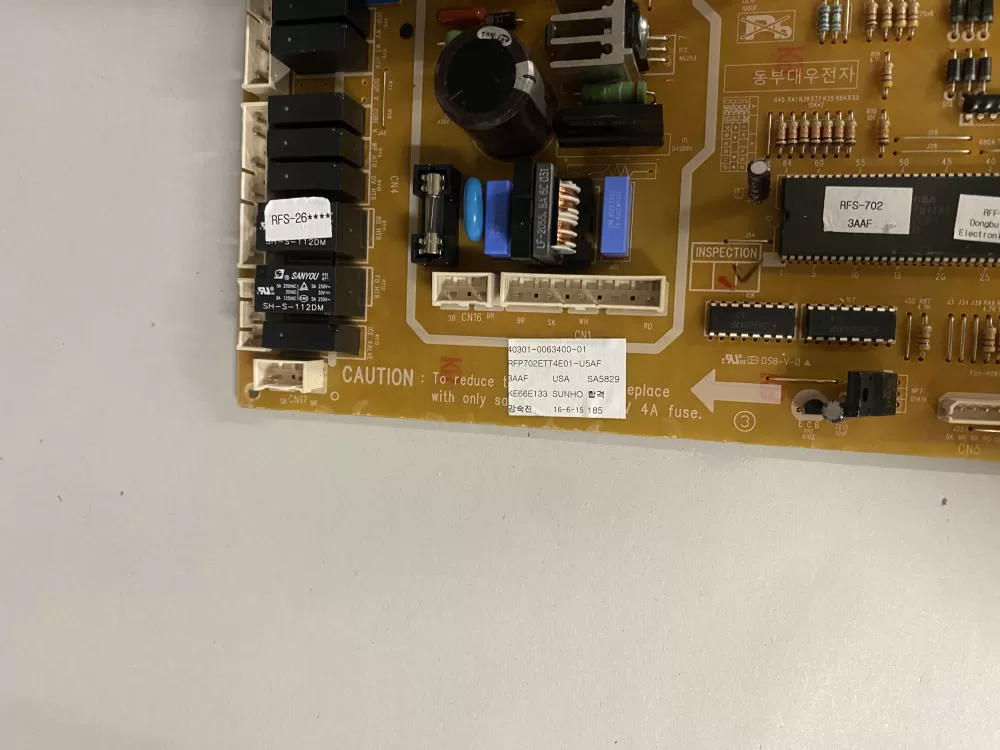 LG 40301 0063400 01 Refrigerator Control Board Electronic AZ226358 | BK2070
