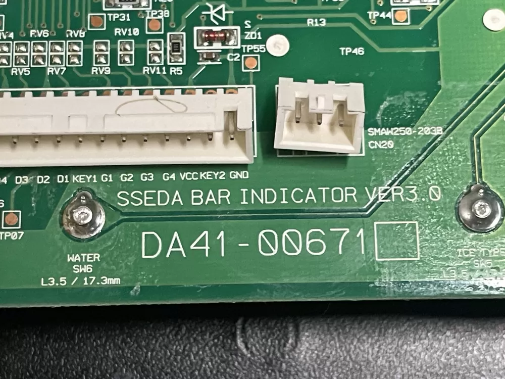 Samsung DA41-00671 Refrigerator Control Board AZ8828 | WM1059