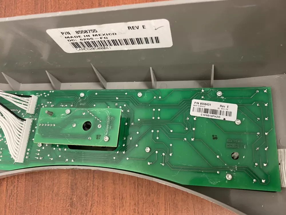 Whirlpool 8558755 WP8558755 Dryer Interface Control Board Panel AZ38436 | BKV379
