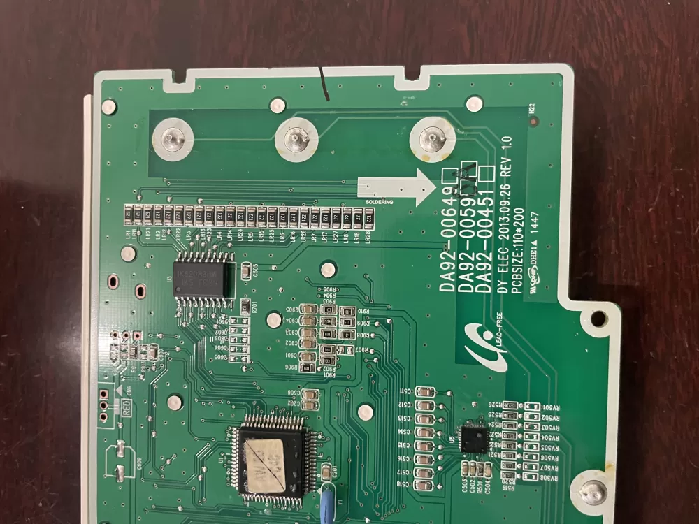 Samsung DA92-00596A Refrigerator Dispenser Control Board AZ47123 | KM600