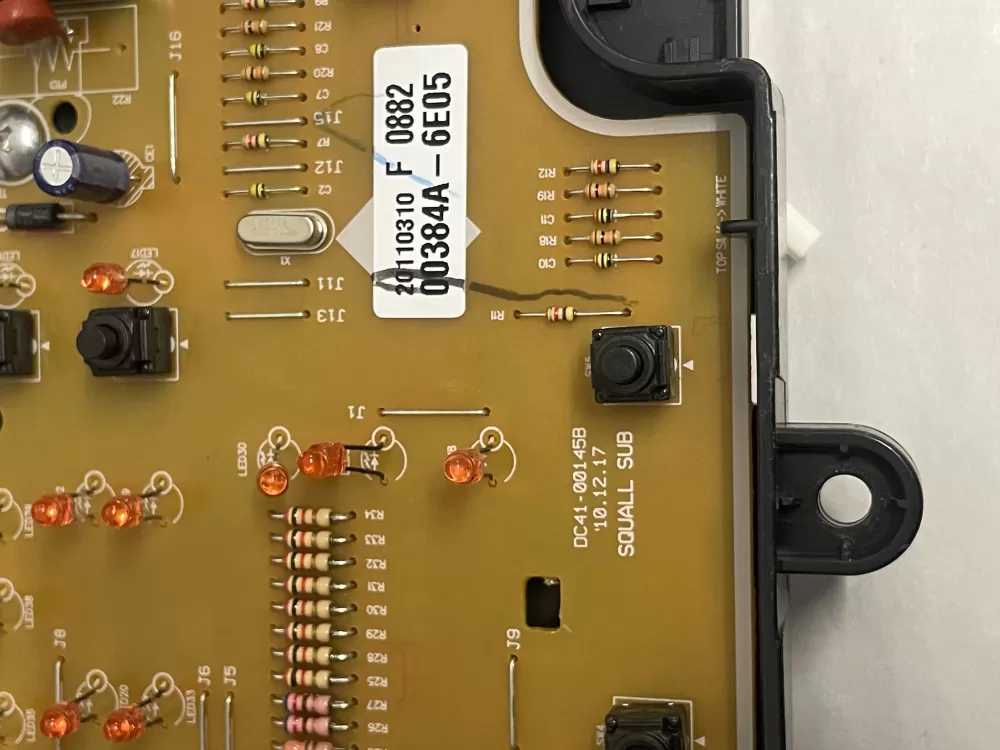 Samsung DC41 00145B Washer Control Board AZ207784 | KMV490