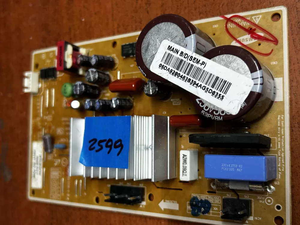Samsung 00483b Da41 00822a Refrigerator Control Board Inverter AZ184963 | GL2599