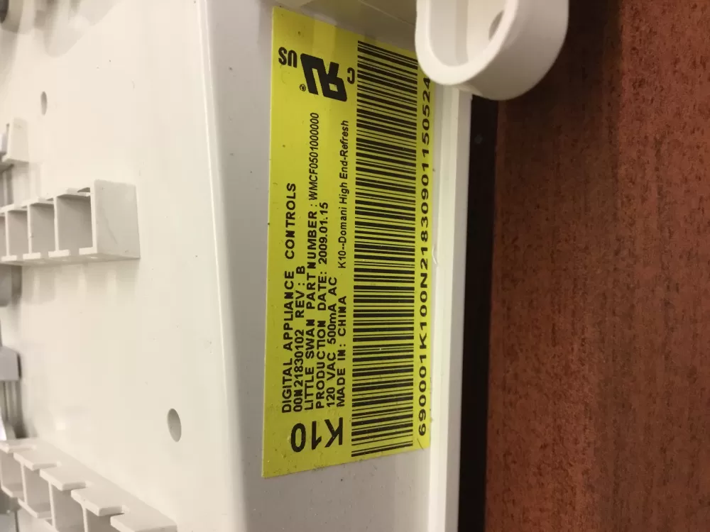 GE WH12X10355 00N21830102 WMCK0501000000 Washer Control Board AZ33338 | NRV366